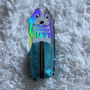 Sparky blue fashion forward dog waste pouch